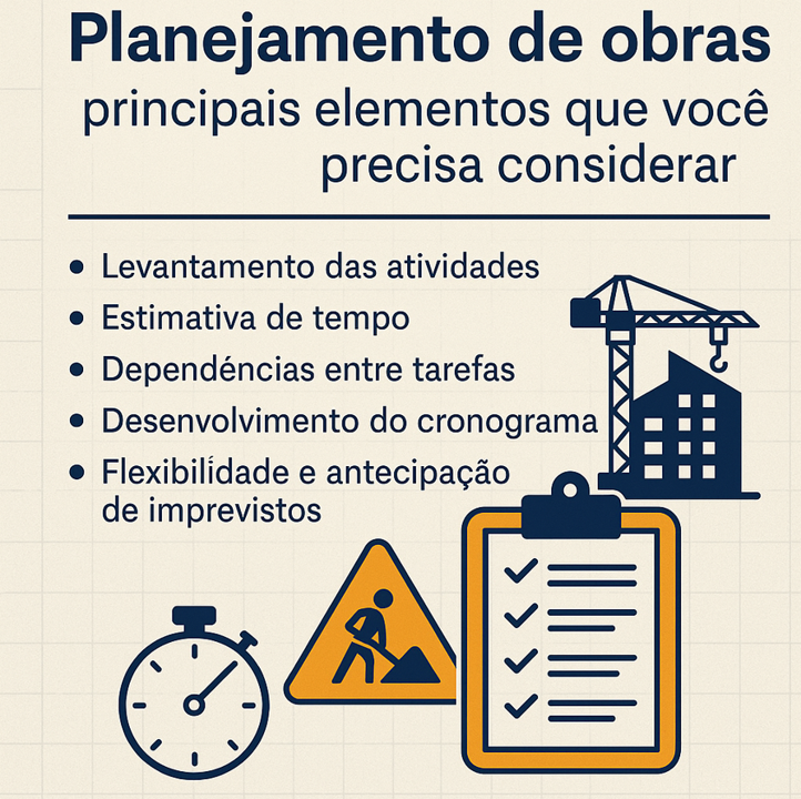 Aprenda como planejar sua obra do início ao fim e evitar imprevistos. Dicas práticas e valiosas. Clique para conferir!